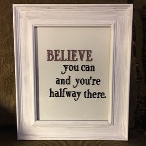 2 8x10 glitter picture frames